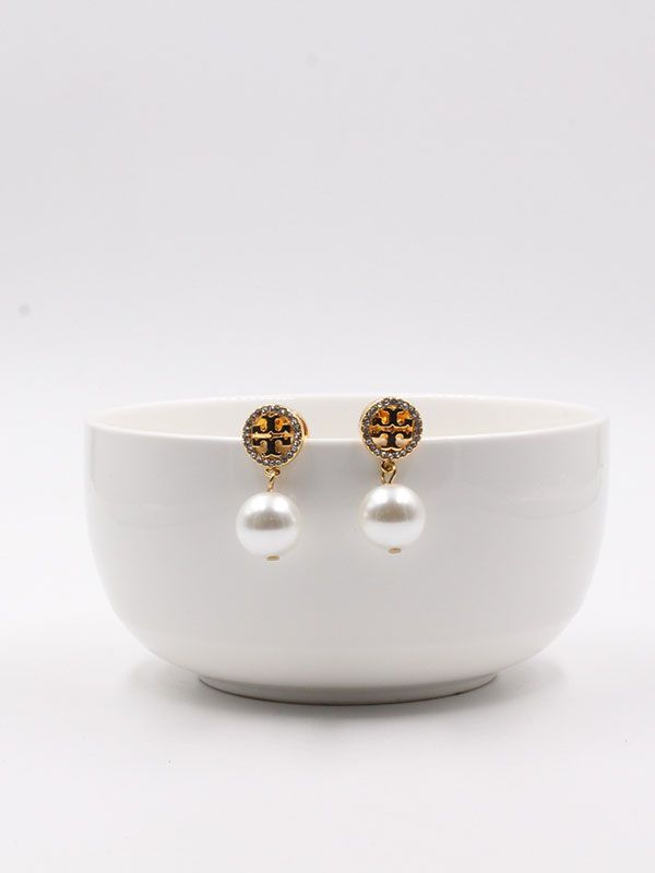 Tory Burch Lolo Logo earrings