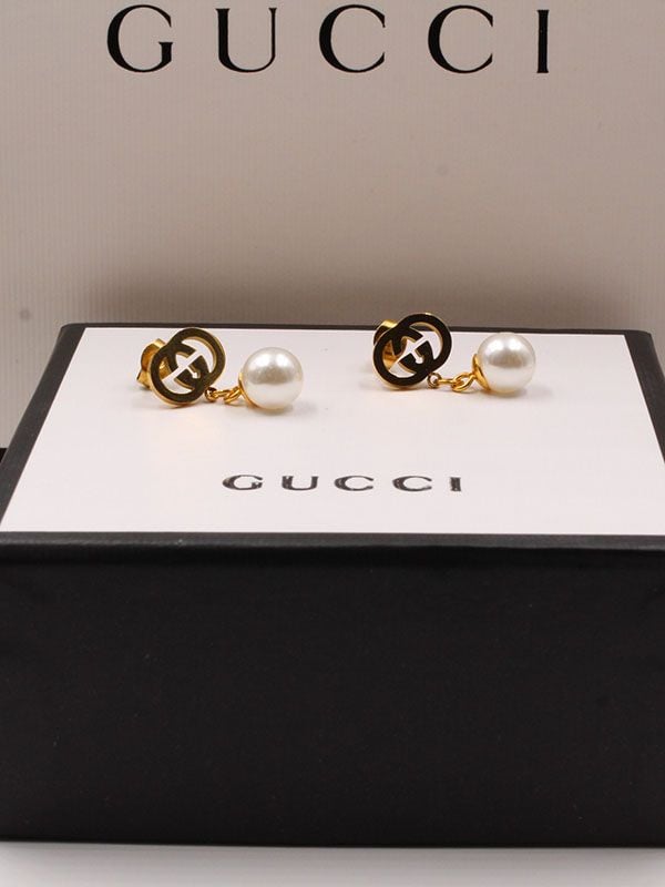 Gucci Lulu Metal Gold Earring