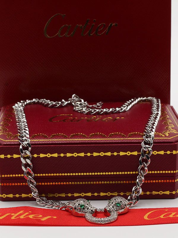 Cartier Tiger zircon chain necklace
