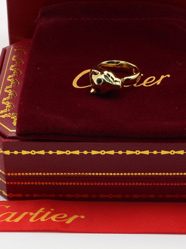Cartier Tiger Gold and Black ring