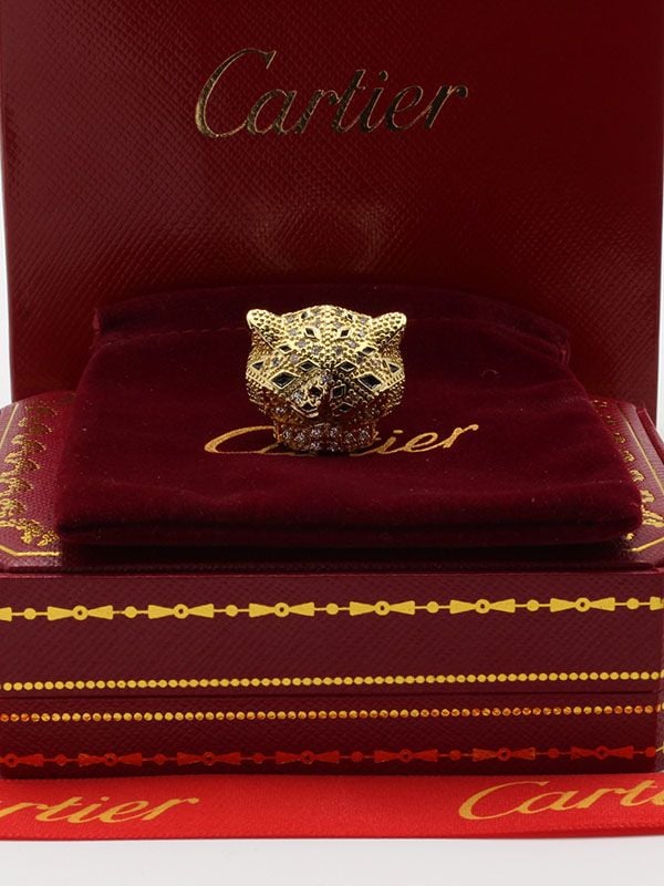 Cartier Tiger Large Metal Ring