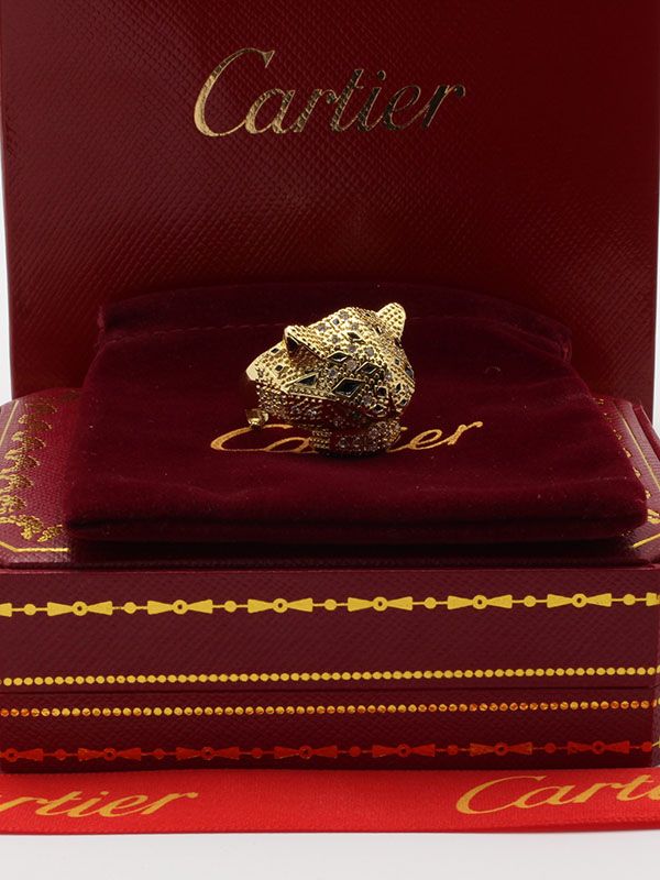 Cartier Tiger Large Metal Ring