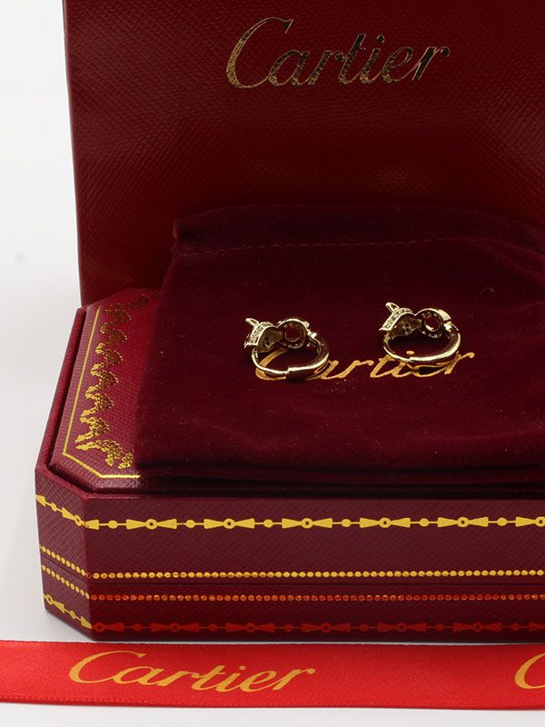 Cartier Tiger Small Zircon Earring