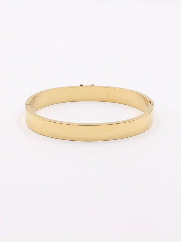 Monogram leather bracelet Louis Vuitton Gold in Leather - 26907290