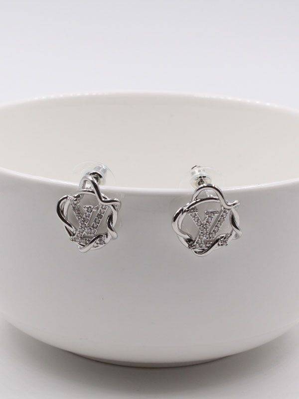 Louis Vuitton My flower chain earrings Silvery ref.776512 - Joli Closet