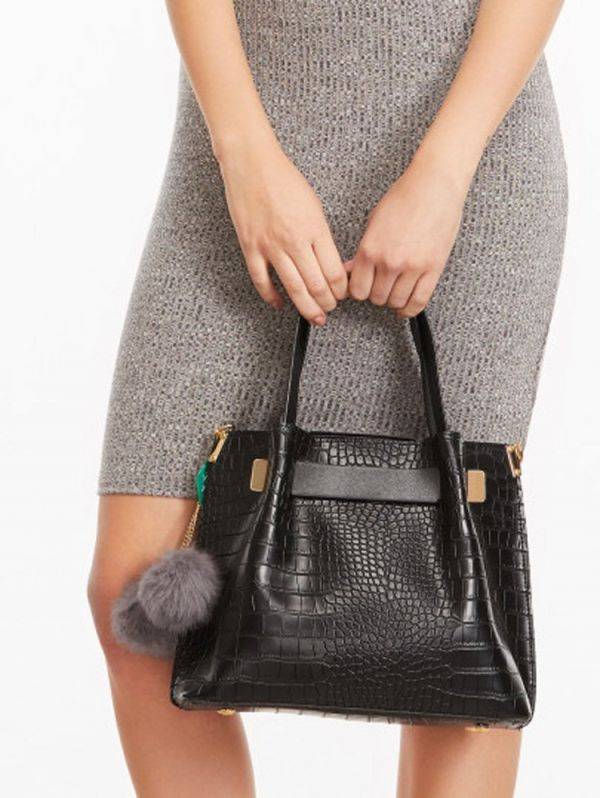 Black handbag