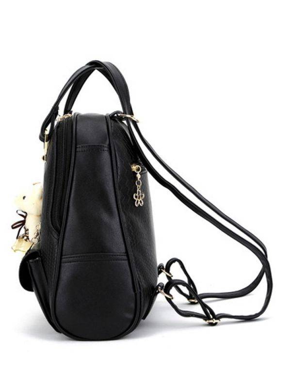 Black bag with clasp