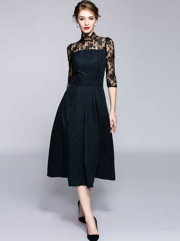 Black Long Maxi Dress