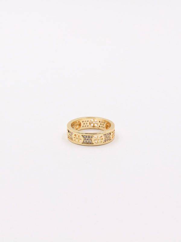 Tory Burch cubic zirconia ring