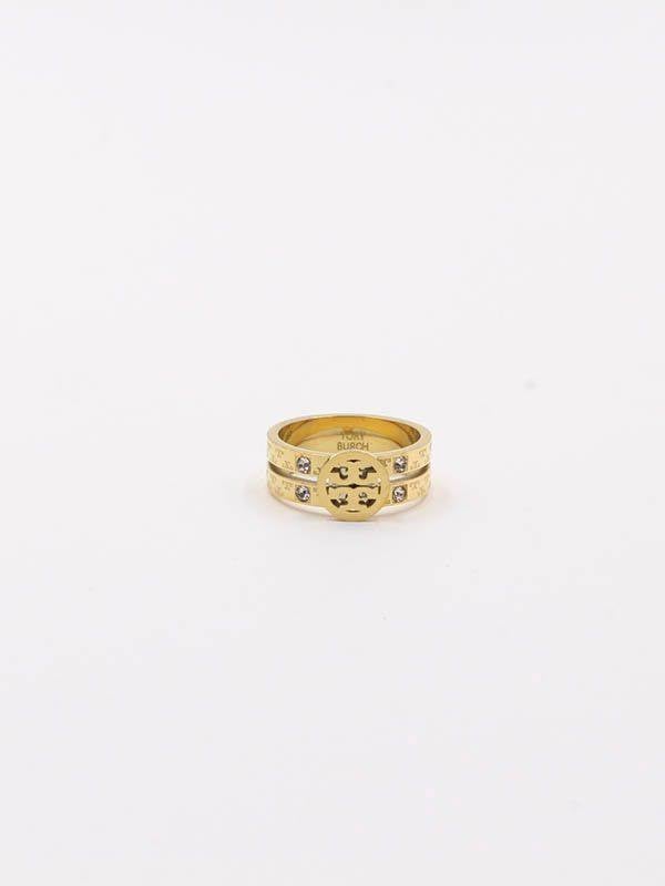 Tory Burch stainless steel rings