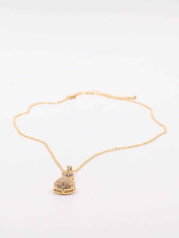 Two small tears chain zircon
